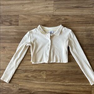 Princess Polly Long Sleeve Cropped Cardigan